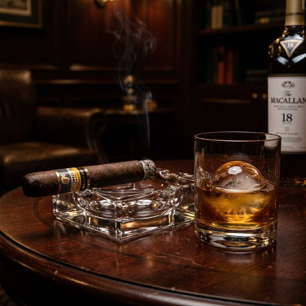 The Cohiba Maduro 5 & Macallan 18
